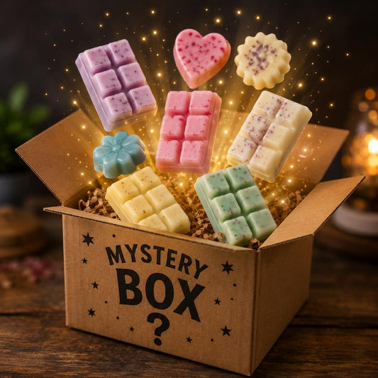 Mystery box of wax melts